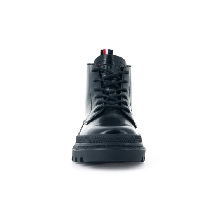 Palladium Pallatrooper Hi-1 Women's Boots Black | UK G973-MRP